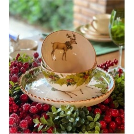 BOWL RENA COM GUIRLANDA DECORADO